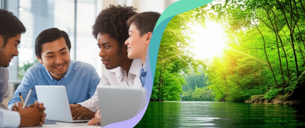 Abstract representation of Plus Wellbeing's integrated healthcare approach